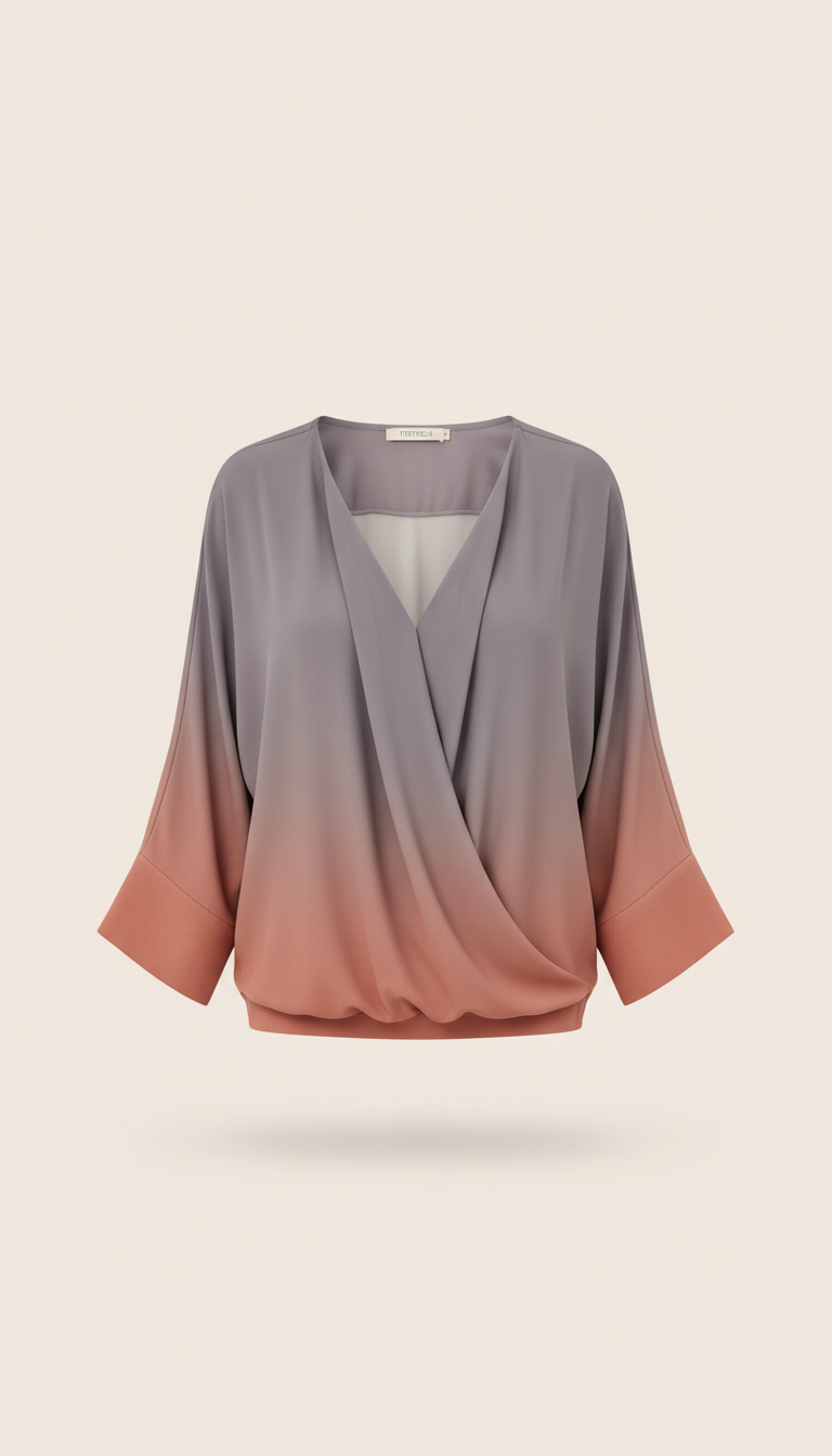 Blusa fluida de tejido suave